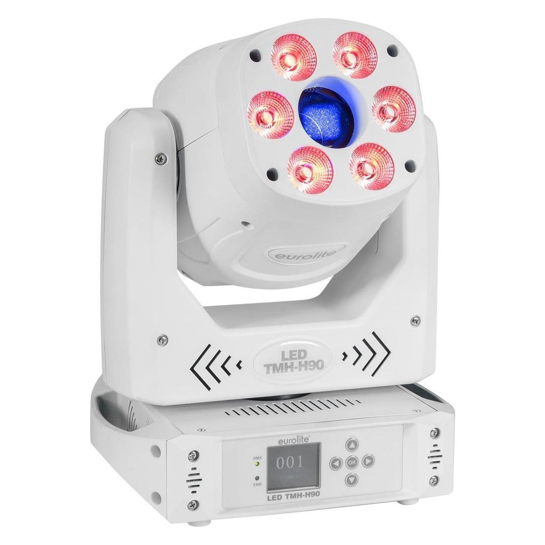Eurolite LED TMH-H90 Hybrid Moving-Head Spot/Wash COB ws (90 W, LED) (51786078)