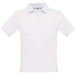 B&C Kinder Piqué Polo Safran PK486 white 9/11 (134/146)