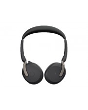 Jabra GN Jabra Evolve2 65 Flex UC Stereo Headset On-Ear Bluetooth kabellos aktive Rauschunterdrückung USB-C Schwarz optimiert für (26699-989-899)
