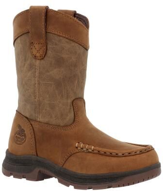Georgia Boot Athens Superlyte Childrens - 10 Toddler Brown Boot Medium