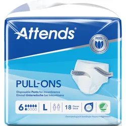 Attends Pull-Ons 6 Large Inkontinenzpants 4 x 18 = 72 Stück