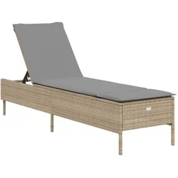 vidaXL, Liegestuhl, Marmonas (Linie weben (1 Stück)) (198 cm)