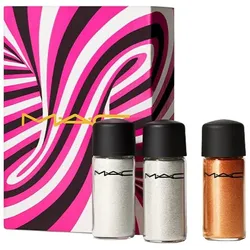 MAC Cosmetics, Lidschatten, Glitter Kit Hypnotizing Holiday Sprinkle Of Magic Mini New in Box (Bronze, Gold, Red)