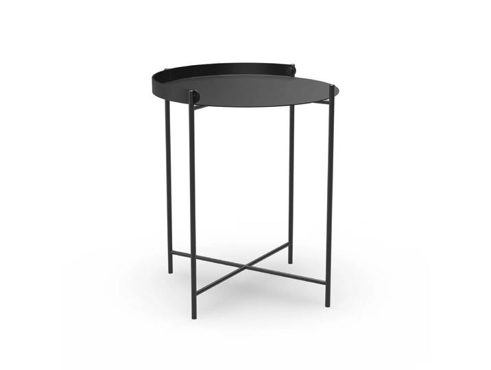 HOUE - EDGE Beistelltisch Ø46, schwarz