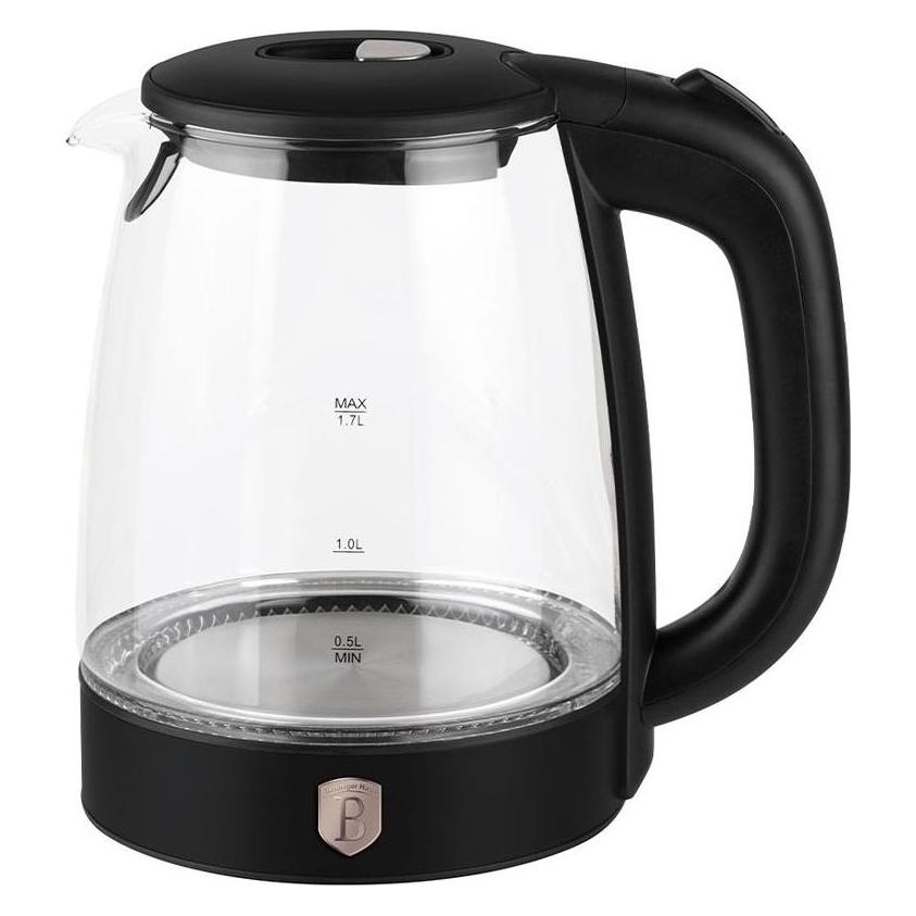 BerlingerHaus Haus Wasserkocher Glas 1.7L Black Rose Collection (1.70 l) (110357)