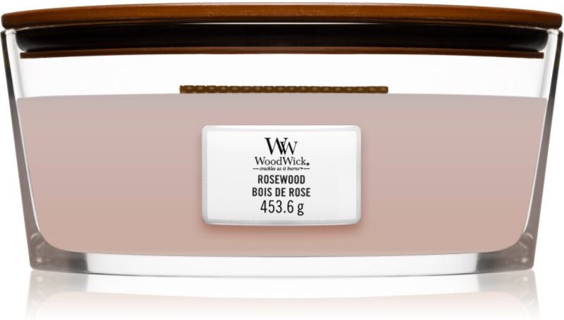 Woodwick Rosewood bougie parfumée avec mèche en bois (hearthwick) 453.6 g