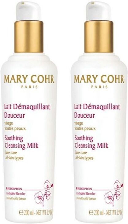 Mary Cohr Soothing Cleansing Milk 2x200ml Double