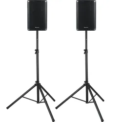 Pronomic C-210 MA 10" Aktivbox 400 Watt Stativ Set