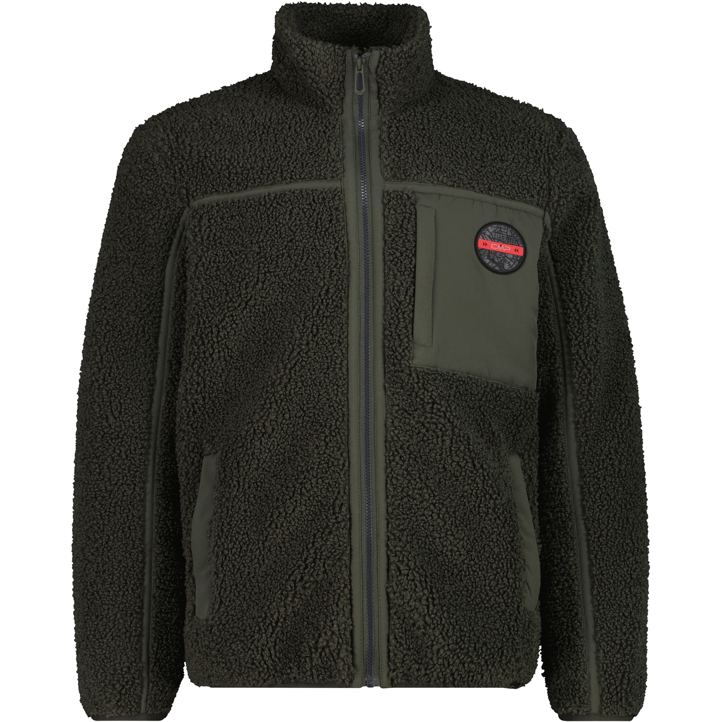 CMP Herren Fleecejacke schwarz Größe XL Lifestyle Isolierend