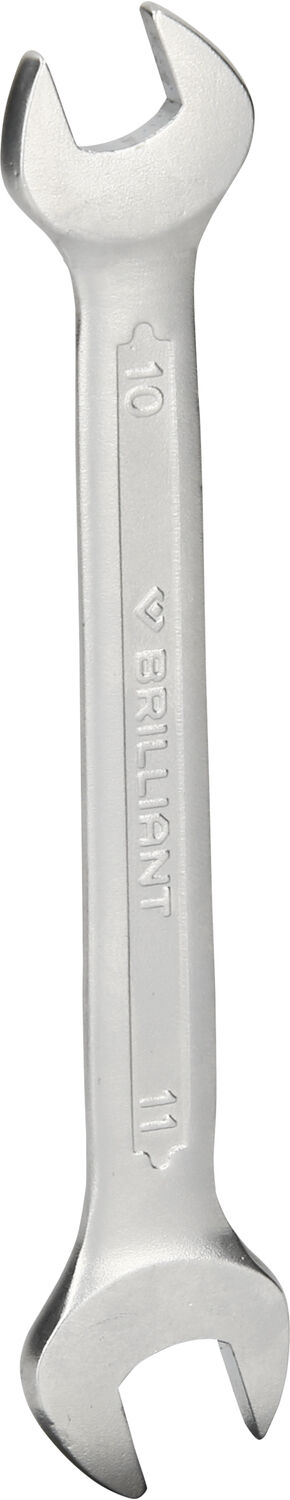 Brilliant Tools Doppel-Gabelschlüssel Doppel-Maulschlüssel, 10 X 11 Bt010902