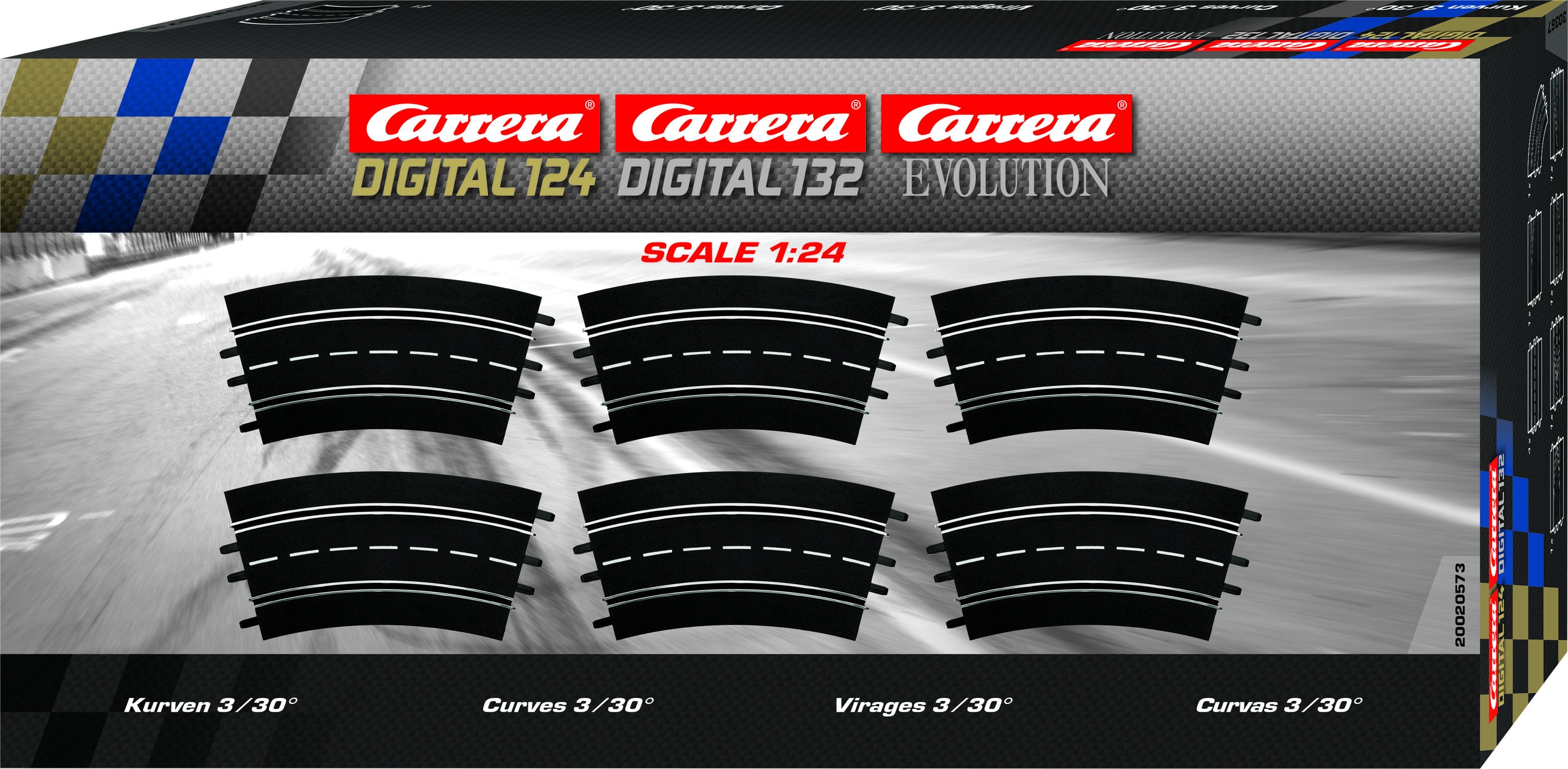 Carrera Digital 124 Kurven 3/30° (6)