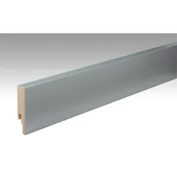 MEISTER Fussleiste Profil 9 PK  Edelstahl DF 063 - 2380 mm