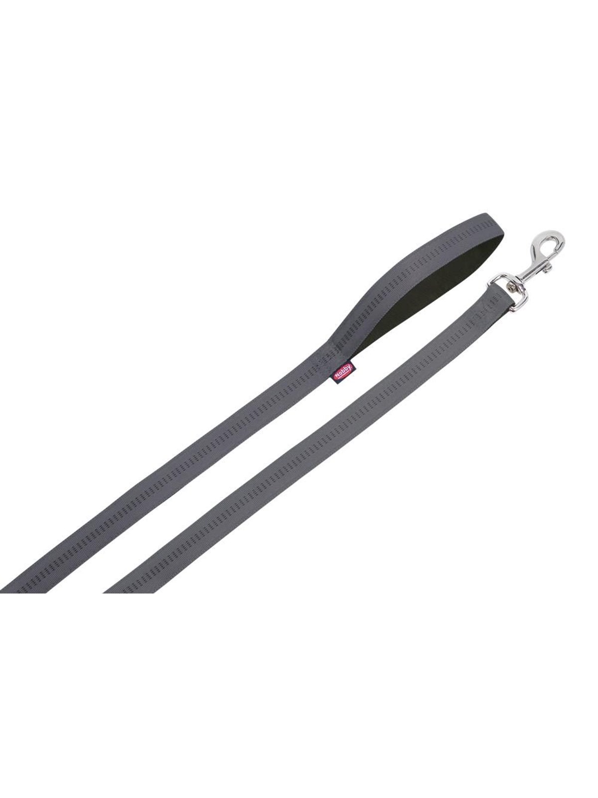Nobby Leine Soft Grip 120 cm, L-XL, Dunkelgrau