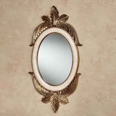 Touch of Class Ashfield Oval Wall Mirror Beige , Beige