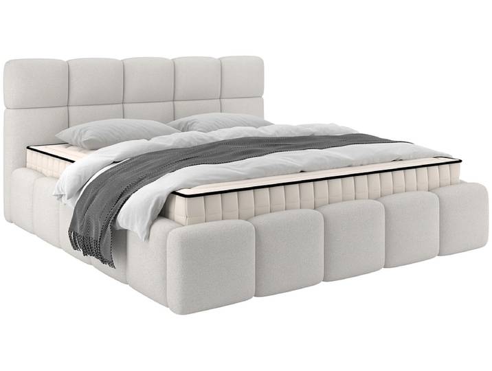 Kastenbett CLOUDY 180x200cm beige