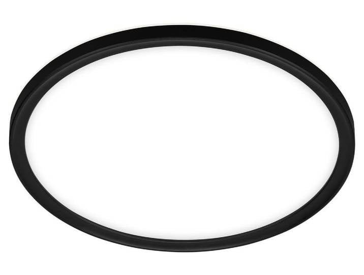 LED Bad-Deckenleuchte, schwarz, LED/18W