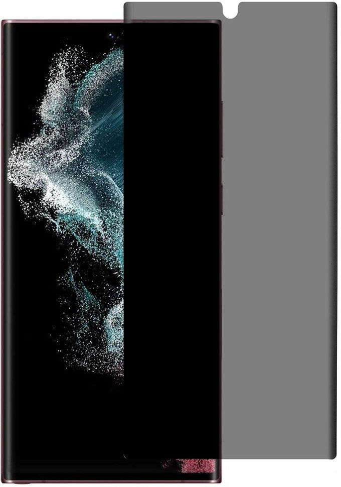 INCOVER Samsung Galaxy S22 Ultra Privacy Skærmbeskyttelse - Gennemsigtig