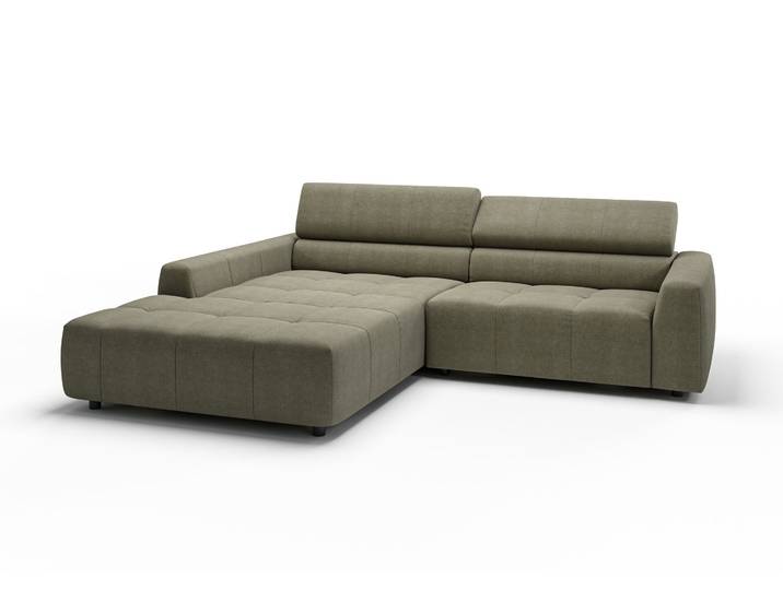 Candy Denver Ecksofa Easy Care motorische Sitztiefenverstellung