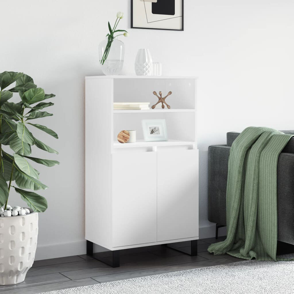 17 Stories Mithra 60 cm W Highboard White 110cm H X 60cm W X 36cm D