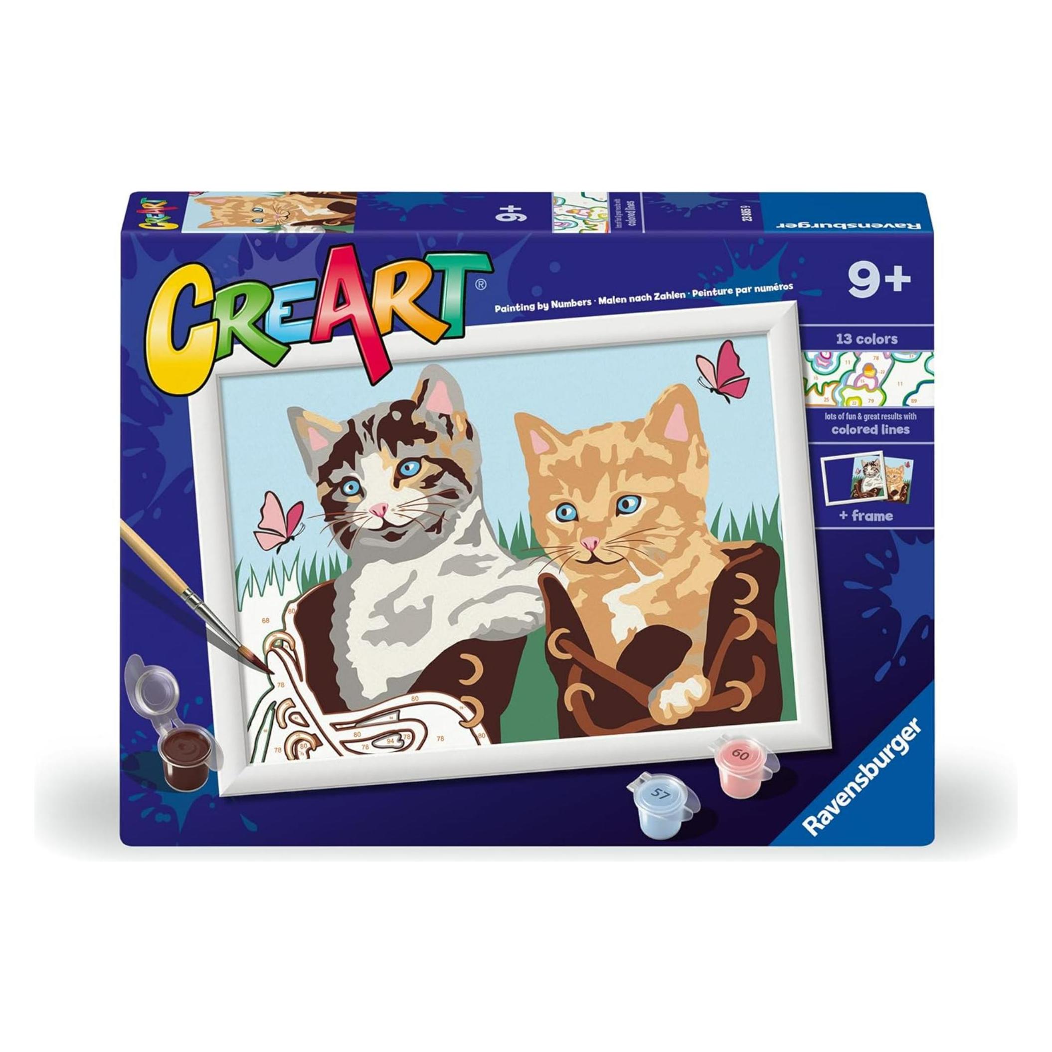 Ravensburger CreArt - Malen nach Zahlen - Too Cute To Boot (23885)
