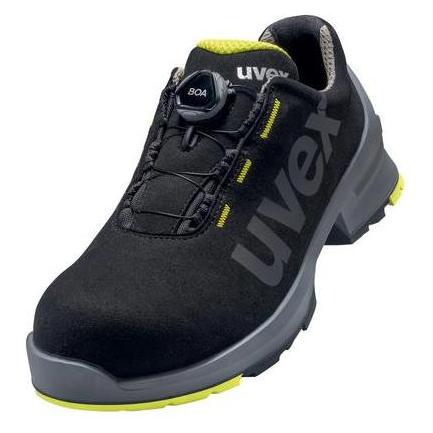 Uvex 1 Halbschuhe S2 65669 schwarz, gelb Weite 12 Größe 36 (S2, 36) (6566936)