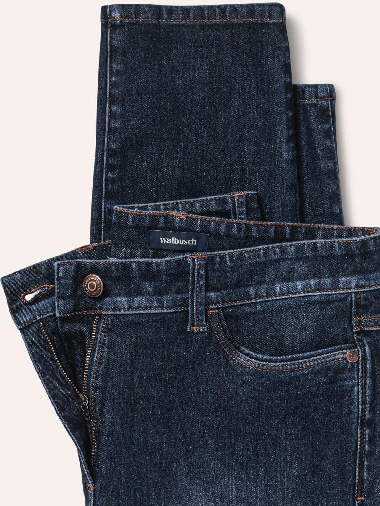 Walbusch Bi-Stretch-Jeans Softtouch, Regular Fit#normale Größen#Kurzgrößen#Langgrößen, Farbe Blau, 21, längs- und querelastisch weich und leicht Damen