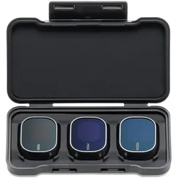 DJI ND-Filterset (ND 16/64/256) (Drohnen Filter, DJI Mini 4 Pro), Drohne Zubehör, Schwarz