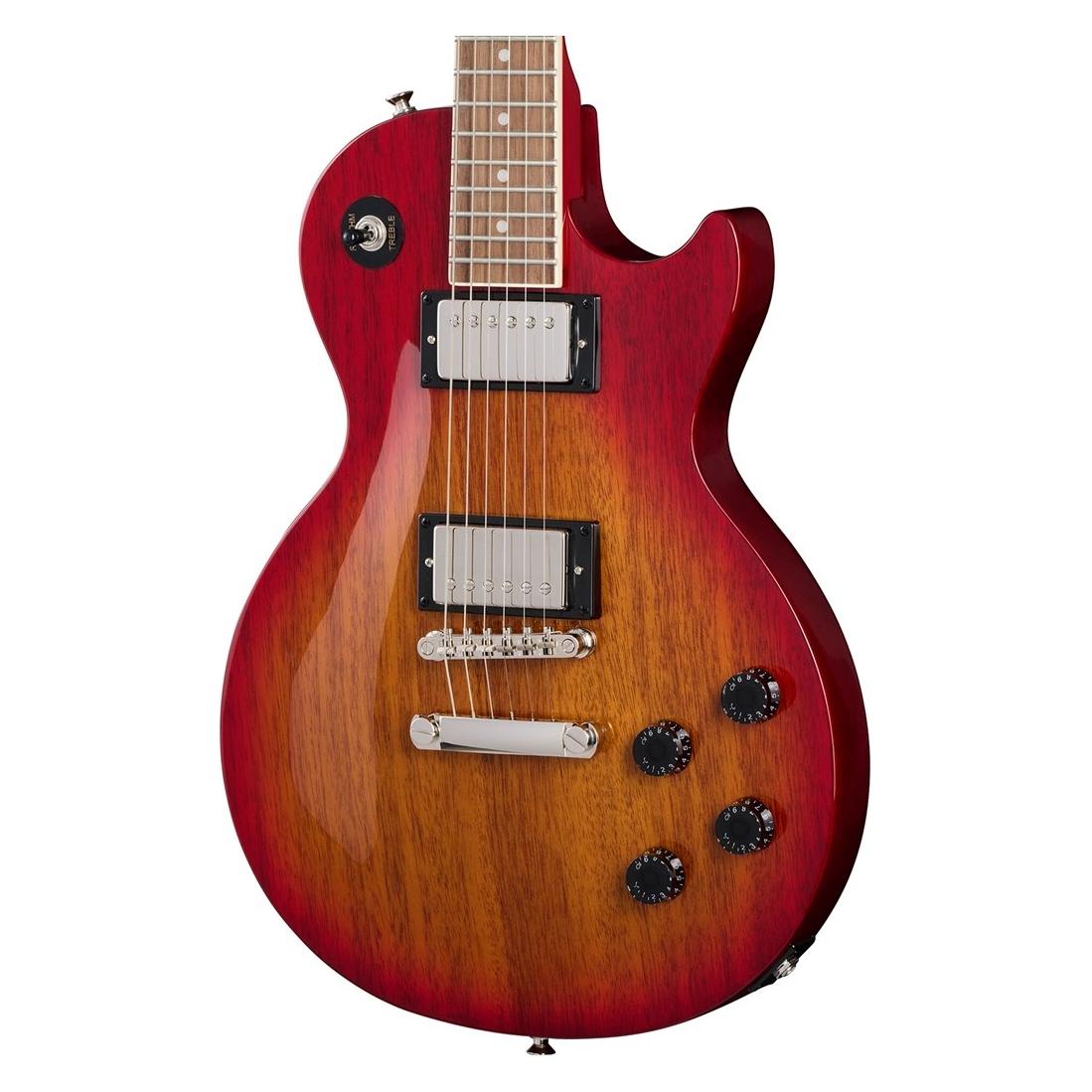 Epiphone Les Paul Tribute Heritage Cherry Sunburst - elektrische Gitarre (E-Gitarre) (E1LPOHSNH1)