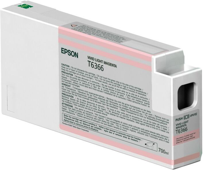 Epson T636600 UltraChrome HDR Ink Cartridge 700ml - Vivid Light Magenta