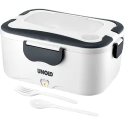 UNOLD 58850 - Elektrische Lunch-Box - 1.5 Liter - 35 W - Weiß/Grau