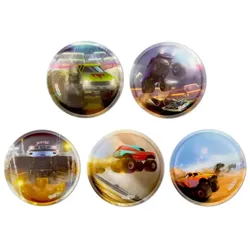 Ergobag Motivset 5tlg. Kletties matt Monstertrucks (2024)