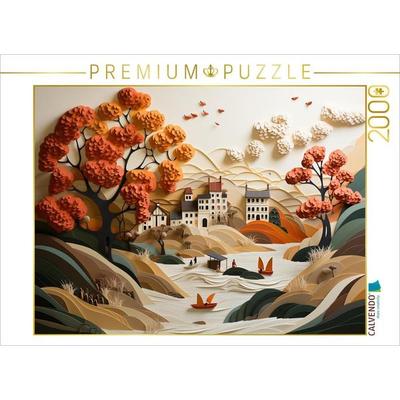 CALVENDO Puzzle Ein Motiv aus dem Kalender Paper Art | 2000 Teile Lege-Größe 90x67cm Foto-Puzzle für glückliche Stunden, Game von , Calvendo Puzzle