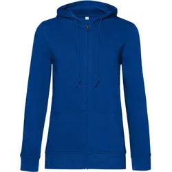 B&C Damen Bio Kapuzen Sweatjacke Inspire WW36B royal XL