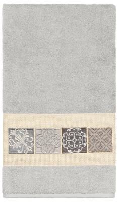 Authentic Hotel and Spa 100% Turkish Cotton Vivian Embellished Bath Towel