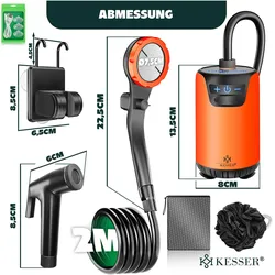 Kesser, Gartendusche, Campingdusche Solardusche