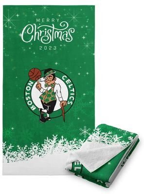 "NBA Christmas 2023 Celtics Printed Beach Towel - 30""x60"""