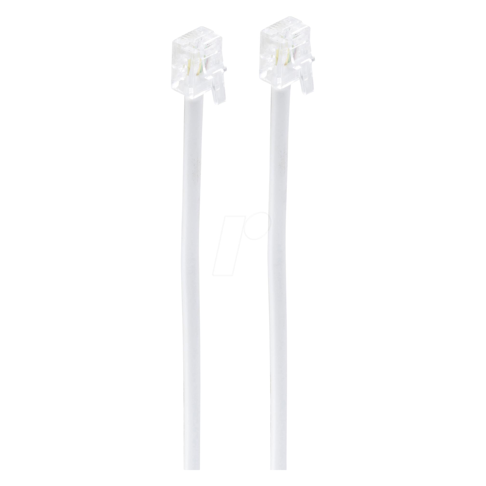 Shiverpeaks -BASIC-S--Modular-Kabel, Western-Stecker 6/4 auf Western-Stecker 6/4, schwarz, 4-adrig, 20m (BS70095-20W)