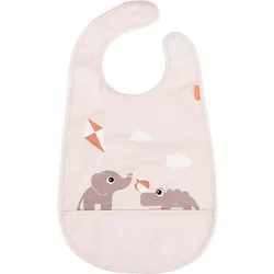 Playground Lätzchen mit Tasche Puderrosa