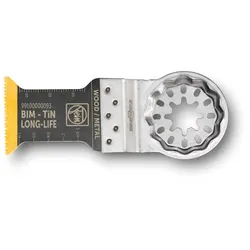 Fein E-Cut Long-Life-Sägeblatt mit Titanbeschichtung, Länge 50 mm, Breite 35 mm - 5 Stück - 99100000097