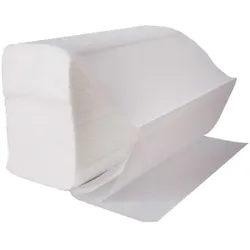Schachtel mit 8000 intergefalteten Servietten 17x20, 2 Schichten, weiß
