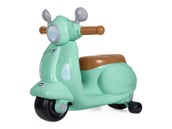 Chicco Dreirad, Mintgrün, Kunststoff, 47 cmx40 cmx27 cm, Musikeffekte, Hupton, abnehmbare Stützräder, Spielzeug, Kinderfahrzeuge, Dreiräder
