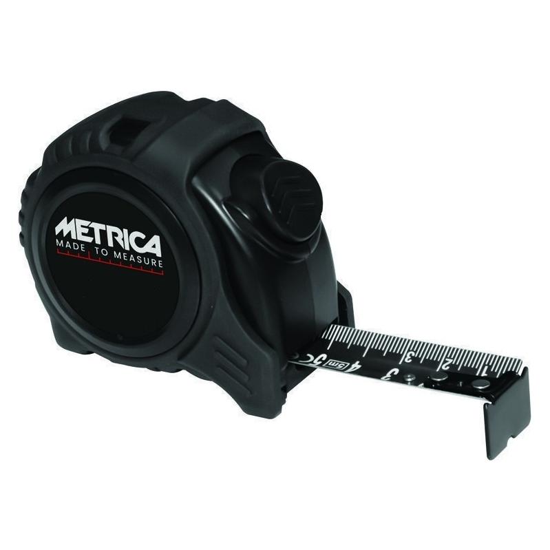 Metrica MT-38150D ALL BLACK Massband schwarz Bandlänge 10m (10 m) (78050079)