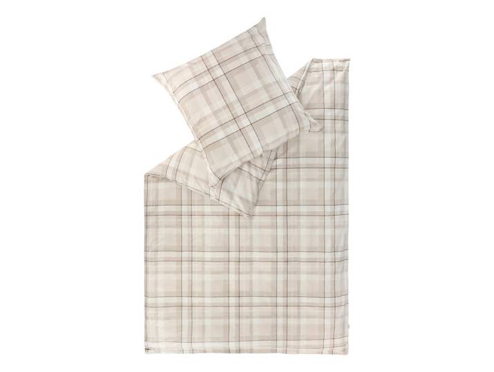 Esprit Wendebettwäsche Esprit Rory beige, Beige, Karo, 140x200 cm, Oeko-Tex® Standard 100, angenehm wärmend, samtiger Griff, Heimtextilien, Bettwäsche & Leintücher, Bettwäsche, Wendebettwäsche