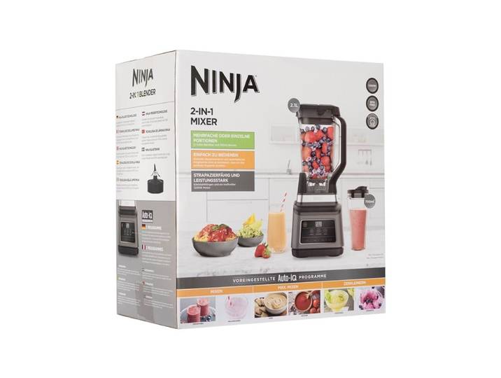 Ninja Mixer Blender (BN750EU) 2-in-1 with Auto IQ - 1200 W