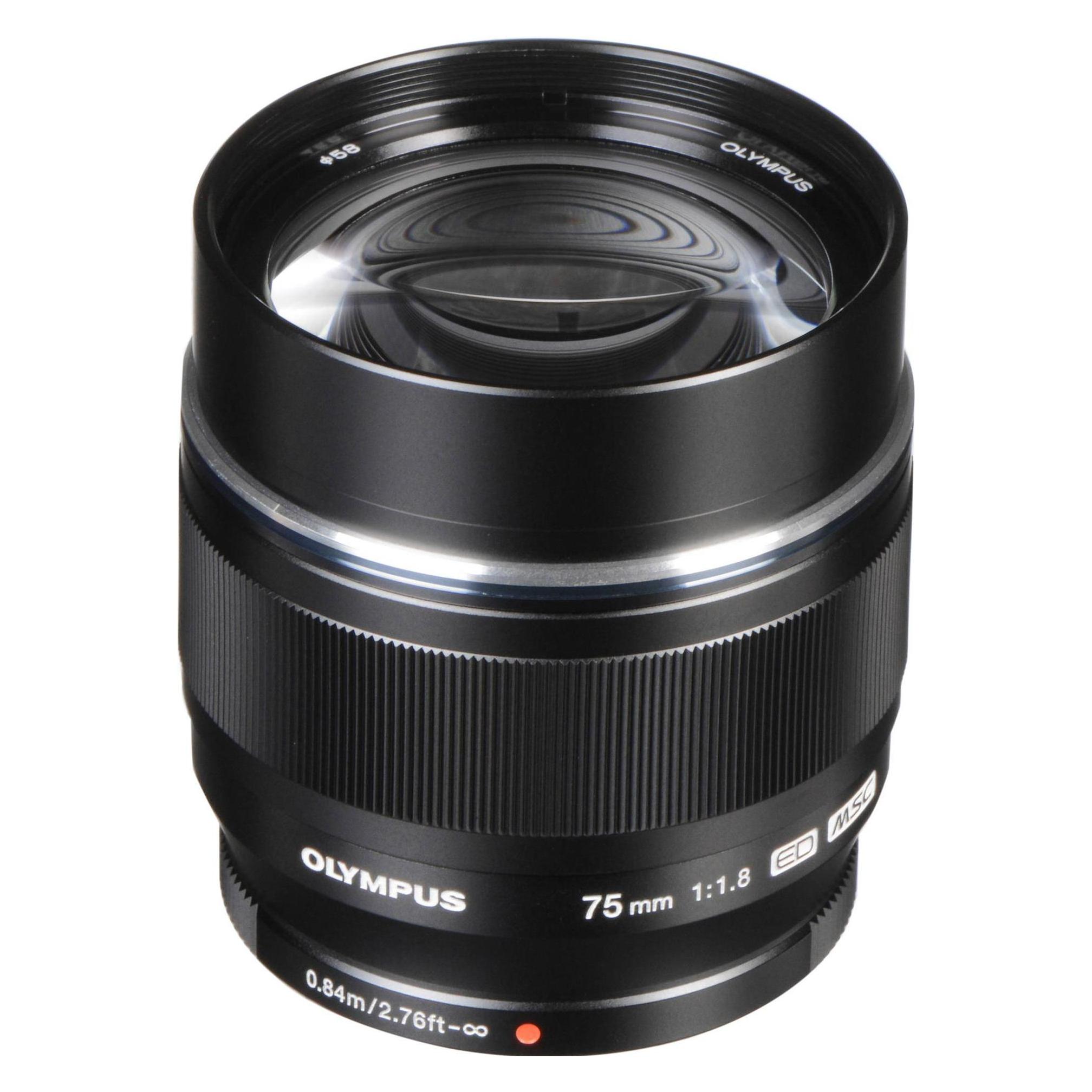 Olympus OM System M.Zuiko ED 75mm 1:1.8 (Micro Four Thirds) (V335230BW000)