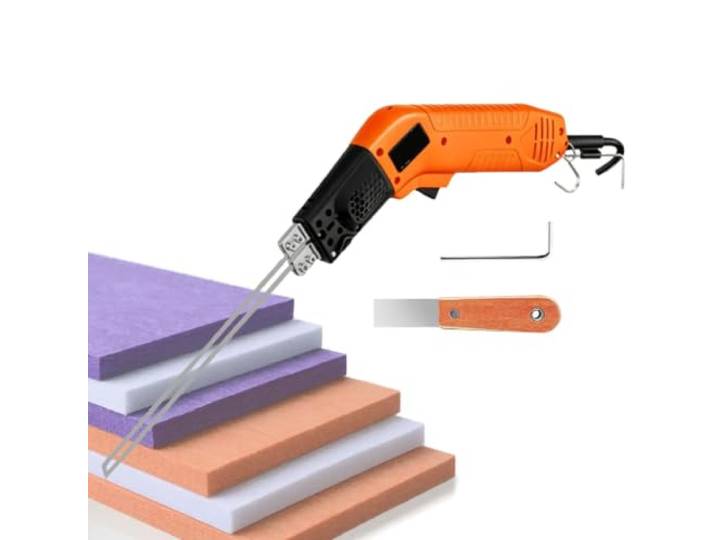 Hand-Heißmesser-Schaumschneider, 16-fach Einstellbare Temperatur (500 ℃) 3-Sekunden-Schnellaufheizung Schneiden Bei Konstanter Temperatur Selbstdichtender Rand(15cm blade)