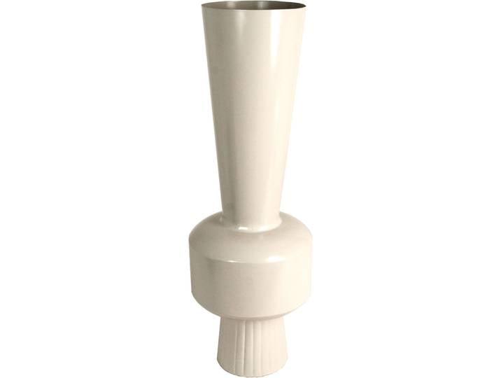 Vase Myko elfenbein Eisen D 29 H 85 cm