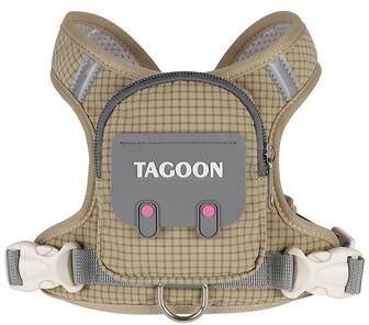Uplifted Finds Reflective Pet Harness With Integrated Backpack a m