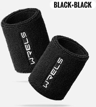Uplifted Goods Absorbent Stretchable Wristbands For Fitness And Sports 2pcs Black