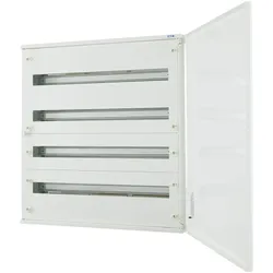 Eaton 240734 Oberputz Flachverteiler komplett, weiß, 24TE pro Reihe, 4 Reihen, Ausführung A BF-O-4/96-A